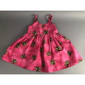 Girls 3-4 Hawaiian Dress Toddler Beach Pink Pacific Legend Tropical Cruise Wear